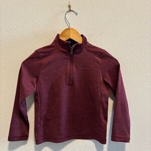 Vineyard Vines Kids Maroon quarter 1/4 Zip Pullover sankaty